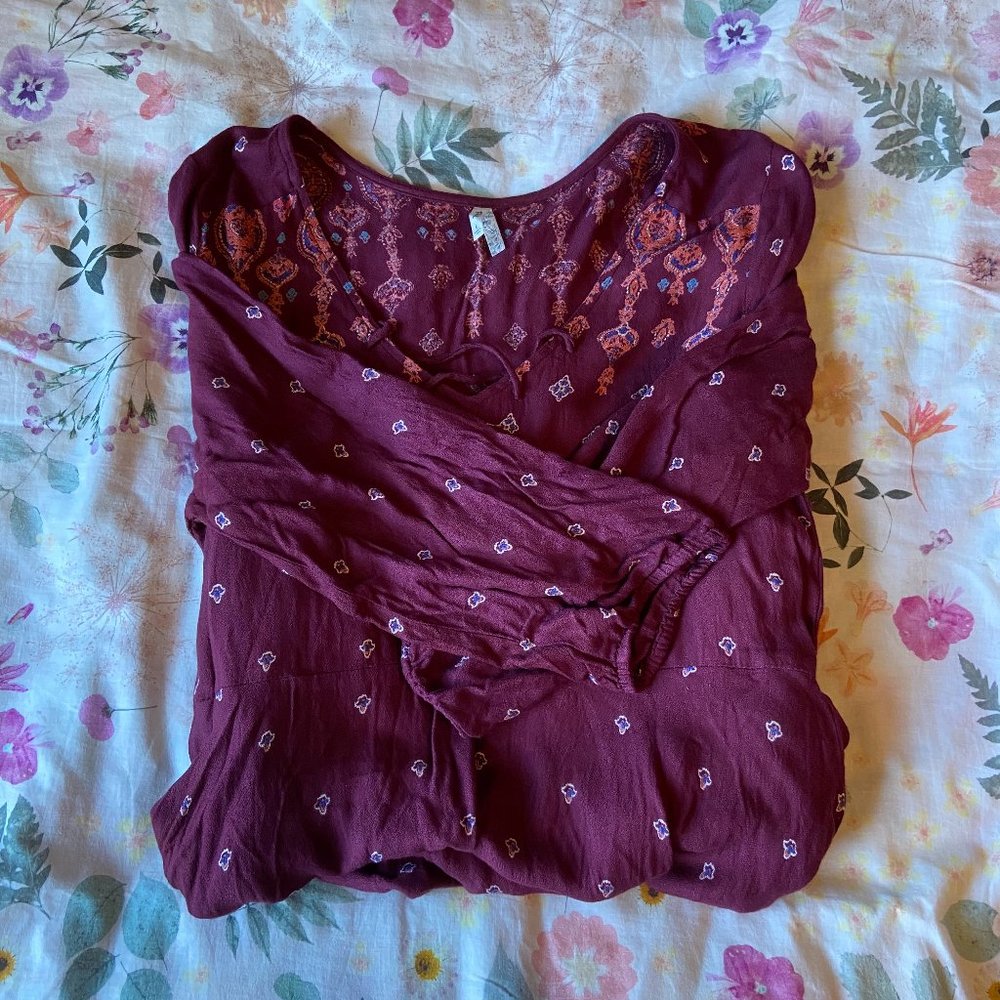 COPY - Mudd Peasant Mini Dress